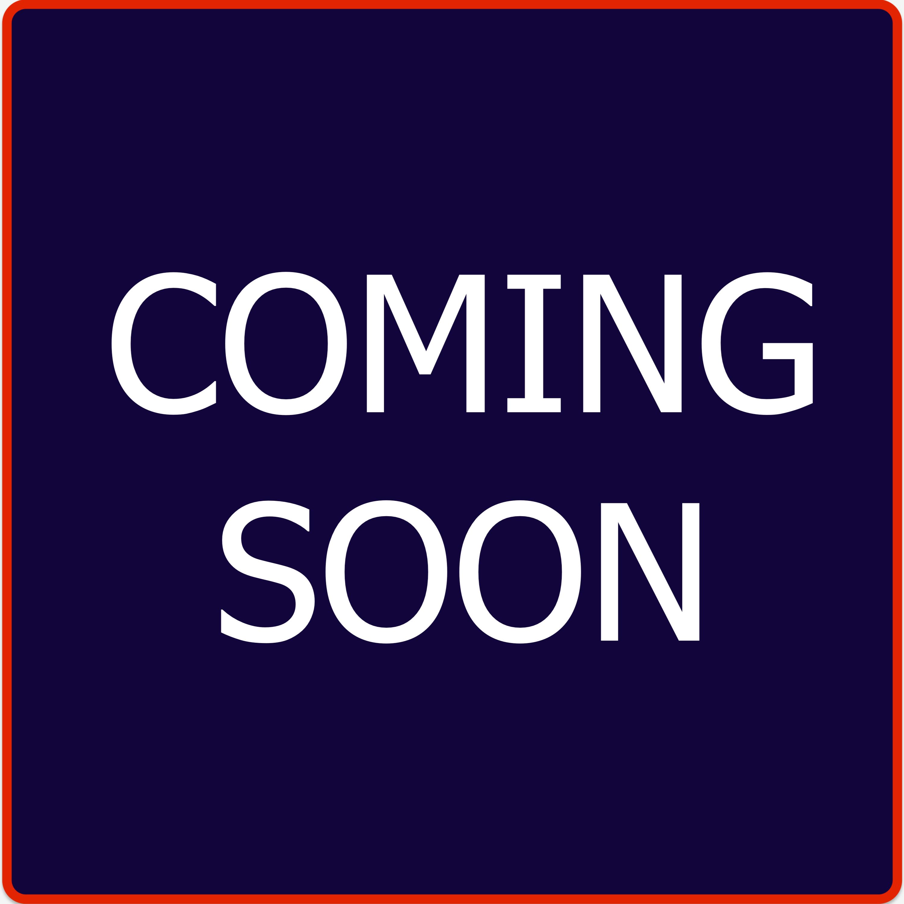 coming soon