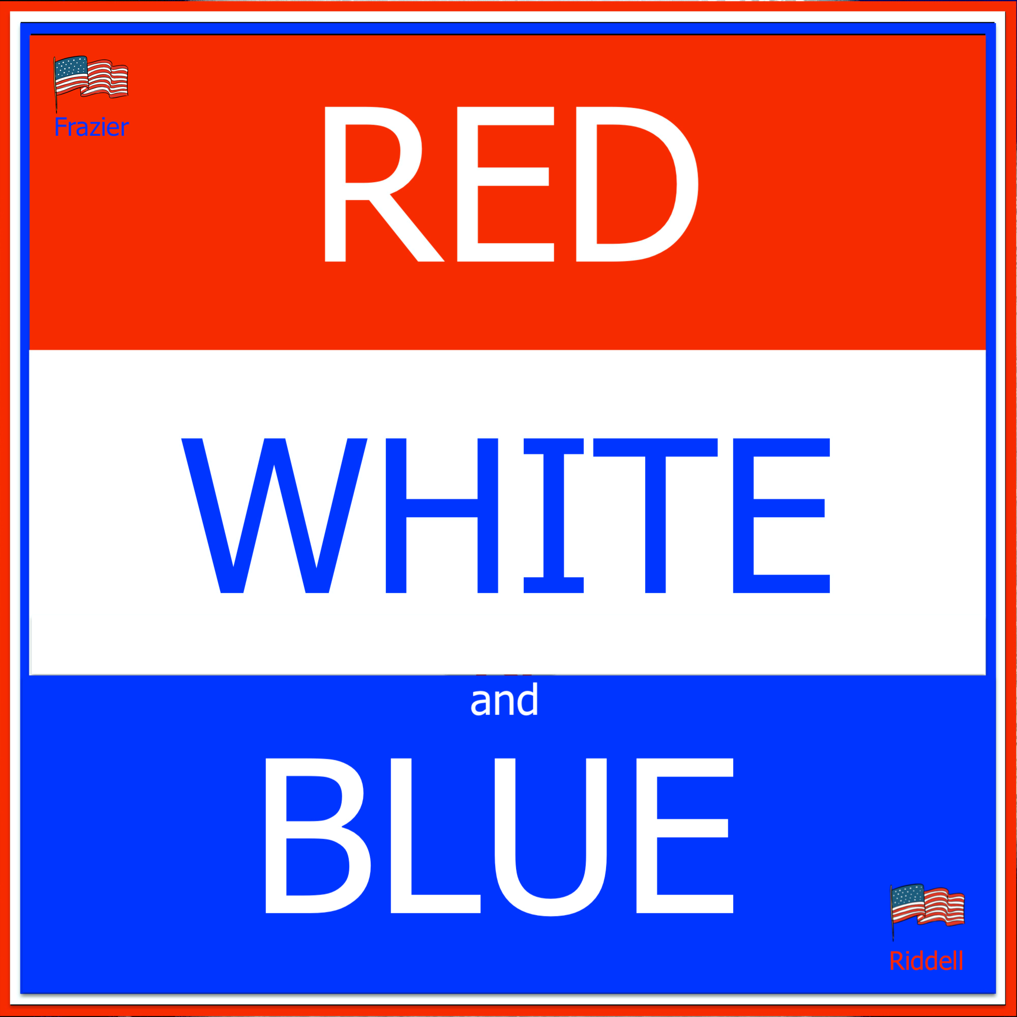 red white and blue